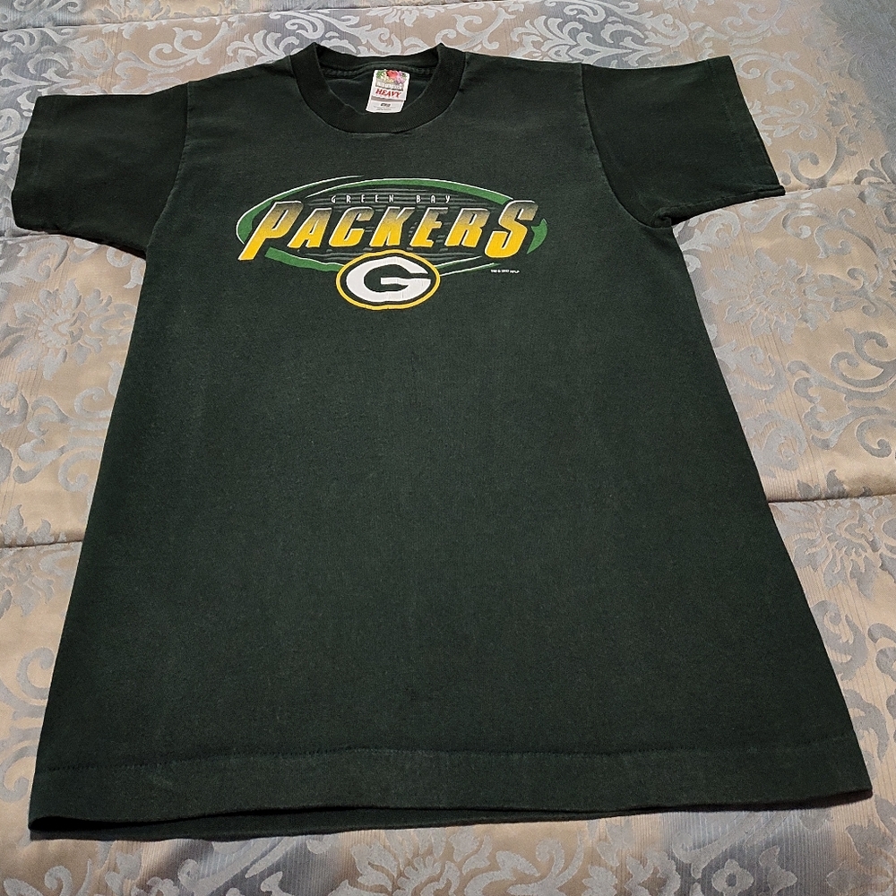 Fruit of the Loom NFL Green Bay Packers Kids T-Shirt VG used condition, 18/20